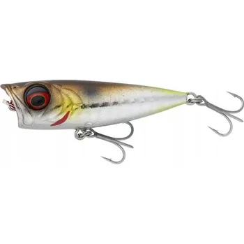 Umělá nástraha Micro Popper Savage Gear 5,5 cm 5,4 g F BROWN MULLET 1609165 - Plovoucí wobler