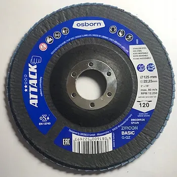 Brusný kotouč Lamelový brusný kotouč 125 mm, zrnitost 120 OSBORN