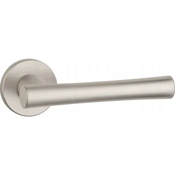 Dveřní kování Klika Papavera Slim 7mm, kulatá rozeta, nikl APRILE