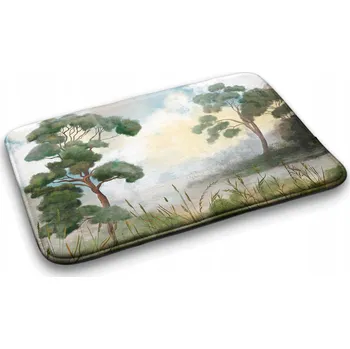 Koupelnová předložka Měkká koupelnová předložka Koberec Krajina Řeka