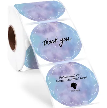 Samolepící etiketa Náhradní barevné štítky do tiskárny Phomemo D520BT 50 x 50 mm (2x2) 50x50 mm (2x2")