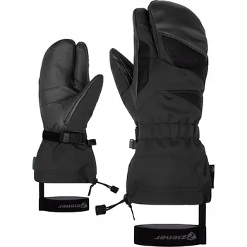 Rukavice Pánské lyžařské rukavice ZIENER Gaikuso Aquashield AW Lobster černé, velikost 8