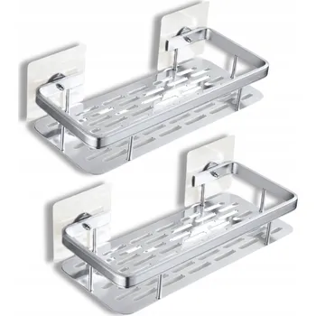 police 2 KS ZÁVĚSNÁ POLICE SAMOLEPICÍ LOFT NA ZEĎ DO KOUPELNY, POD SPRCHU