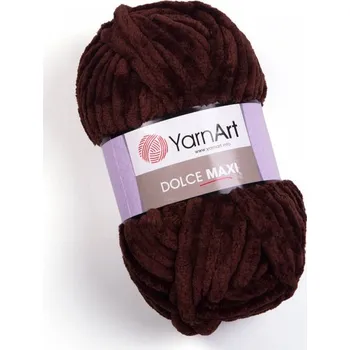 Příze Yarn Art příze Dolce Maxi 775 tmavě hnědá