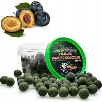 Boilies PROTEINOVÉ KULIČKY MARGROM 16mm 100g ŠVESTKA