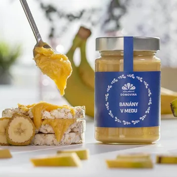 Včelařství Domovina Banány v medu Hmotnost: 380 g