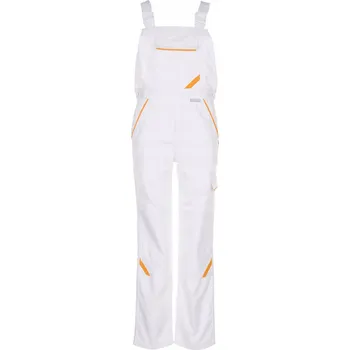 Pracovní obuv Bílé montérkové kalhoty s laclem PLANAM HIGHLINE r118