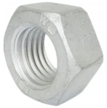 Matice Šestihranné matice M10 pozinkované, s vroubkovaným povrchem, třída 8.8, DIN 934, 500 ks