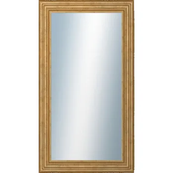 Zrcadlo DANTIK - Zarámované zrcadlo - rozměr s rámem cca 50x90 cm z lišty HRAD zlatá patina (2822)