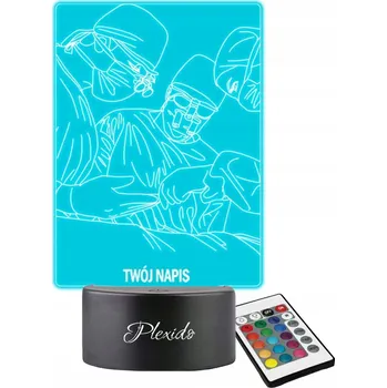 Lampička Plexido vícebarevná Noční lampa