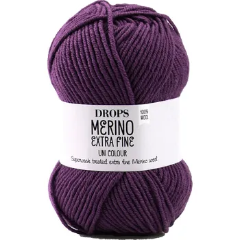 Příze Drops Merino Extra Fine 44 fialová royal