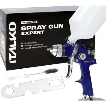 Stříkací pistole Lakovací pistole EXPERT LP tryska 2.5mm nádobka 600ML ITALKO