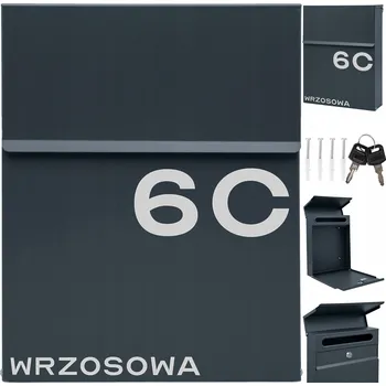 Poštovní schránka Poštovní schránka euroschránka, vhoz M-TEC šedá