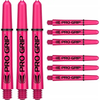 Příslušenství pro šipky Shafty Target Pro Grip Inter Pink 9 ks