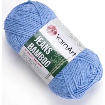 Příze Yarn Art Jeans Bamboo 122 světle modrá