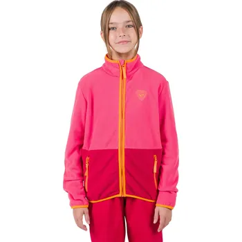 Chlapecká mikina Mikina Rossignol Jr Strawpile Fleece Fz růžová vel.