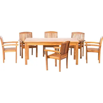 Zahradní sestava DEOKORK Teaková sestava GIOVANNI PARIS