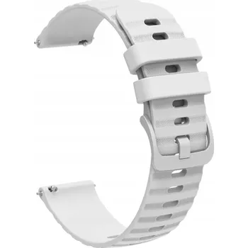 Řemínek na hodinky Řemínek RZAKcesoria pro Samsung 20mm bílý