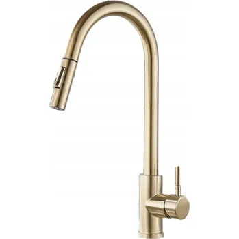 Vodovodní baterie Kuchyňská baterie stojánková Arizone Ari stříbrná