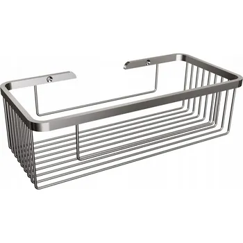 Koupelnový nábytek Nástěnná police do koupelny Lile P20814, chromovaný koupelnový košík