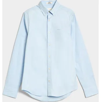 Pánská košile KOŠILE GANT SLIM PINPOINT OXFORD SHIRT LIGHT BLUE