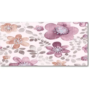 Obraz Kuchyňský panel Květinový vzor 140x70 cm + LEPIDLO