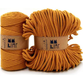 Příze MMboutique bavlněná šňůra 6mm Mustard Varianta návinu: Přadeno