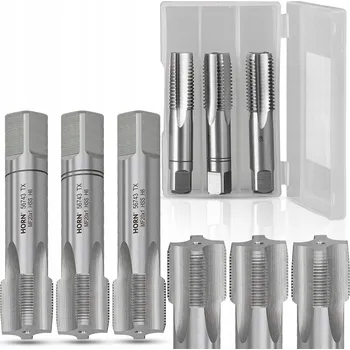 Závitořezný nástroj Závitník M20 HSS, jemný závit MF20x1.00 mm, sada 3 ks