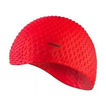 Plavecká čepice pro dospělé Silikonová Aqua Speed červená