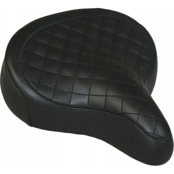 Sedlo na kolo Sedlo Abi siodełko cruiser czarne pikowane eko skóra 24 mm