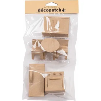 modelína a plastelína décopatch Kuchyně z kartonu (6ks)