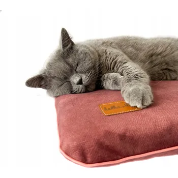 Pelíšek pro psa Pelíšek Halkalife růžový obdélníkový 60 cm x 40 cm