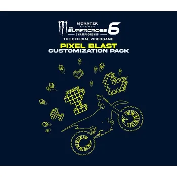 Hra pro PlayStation 5 Monster Energy Supercross 6Pixel Blast Customization Pack DLCPS5 Kod Klucz PlayStation 5 (PS5) digitální verze