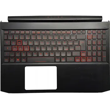 Náhradní klávesnice pro notebook KLÁVESNICE S PODLOŽKOU POD ZÁPĚSTÍ ACER NITRO 5 AN515-55 LED KL.3 ORIGINÁL