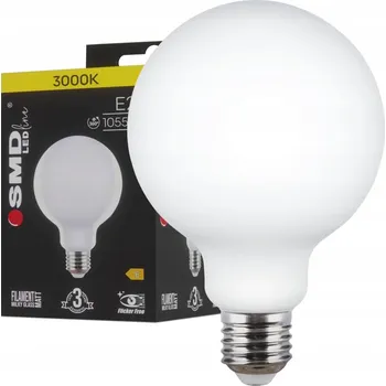 Žárovka LED ŽÁROVKA E27 FILAMENT 1055lm 3000K TEPLÁ BARVA G95 8W = 75W