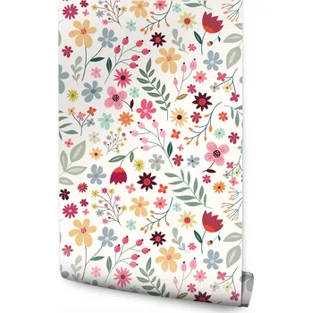 Fototapeta Ozdobná tapeta PASTELOVÉ Rostliny Květiny Příroda