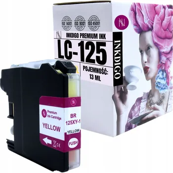 Žlutá inkoustová kazeta Inkdigo pro tiskárny Brother