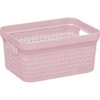 Úložný box Úložný koš Scandi 17 l růžový