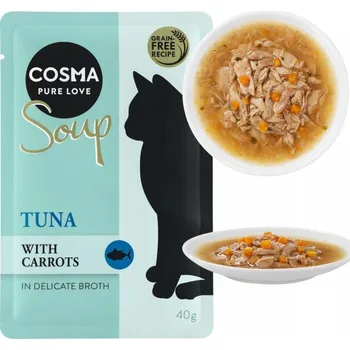 Krmivo pro kočku Vlhké krmivo pro kočky Cosma tuňák bez obilovin 40 g