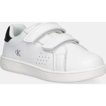 Dívčí tenisky Dětské sneakers boty Calvin Klein Jeans bílá barva, V1X9-82074 V1X9.82074 00X, EUR 20