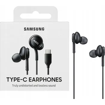Sluchátka In-ear sluchátka Samsung od AKG USB-C černá drátová EO-IC100BBEGEU