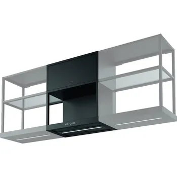 Digestoř FABER MODULAR BK MATT F60 komínové (nástěnné) Barva: Černá, Výkon: 290 | 440 | 620 | INT 720 m3/h, Šířka: 60 cm