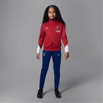 Nike Paris Saint Germain Strike Fourth Knit Tracksuit Set Juniors Jordan Red 11-12 let