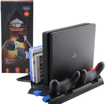Držák na ovladač Vertikální nabíjecí stojan s chlazením PS4 / Slim / Pro