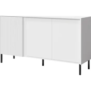 Komoda Nábytek PEGAS s.r.o. Komoda Michel R2 3d, bílá/bílé lamely