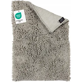 Koupelnová předložka Savá koupelnová předložka pratelná v pračce Prostiskluzová Podložka 60 x 90 cm