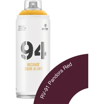 Barva ve spreji Montana MTN 94 sprej 400 ml RV-91 červená
