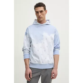 Pánská móda Bavlněná mikina BOSS 50531740 modrá 05X, vel. XXL