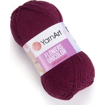 Galanterie Yarn Art Flowers Unicolor 765 bordó