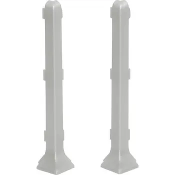 soklová lišta Vnější roh Cezar hliníkový 1 x 100 délka 1 cm šedý